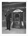 The London Stone in the wall of St Swithin's, Cannon Street, London by McLeish