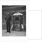The London Stone in the wall of St Swithin's, Cannon Street, London by McLeish