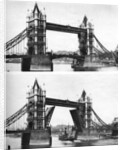 Tower Bridge open and closed, London by McLeish