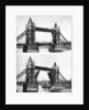 Tower Bridge open and closed, London by McLeish
