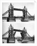 Tower Bridge open and closed, London by McLeish