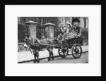 Pearly family in their donkey-drawn 'moke', London by McLeish