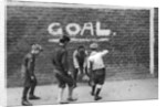 Football in the East End, London by Anonymous