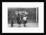 Football in the East End, London by Anonymous