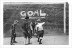 Football in the East End, London by Anonymous