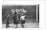 Football in the East End, London by Anonymous