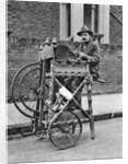 Knife and scissors grinder, London by McLeish