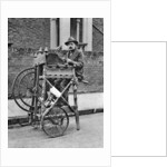 Knife and scissors grinder, London by McLeish