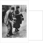 Kerb-side concertina-player, Holborn, London by Anonymous