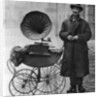 Kerb-side gramophone-player, Holborn, London by Anonymous
