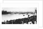 Start of the Oxford and Cambridge Boat Race, London by Anonymous