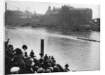 Finish of the Oxford and Cambridge Boat Race, London by Anonymous