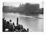 Finish of the Oxford and Cambridge Boat Race, London by Anonymous