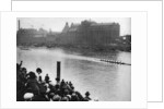 Finish of the Oxford and Cambridge Boat Race, London by Anonymous