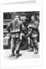 Firefighters donning smoke helmets, Farringdon Street rubber works, London by Anonymous