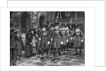 Distribution of the Maundy Money by Yeomen Warders, Tower of London by Anonymous