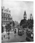 The corner of Tothill and Victoria Streets, looking towards Parliament Square, London by Ellis