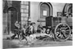Boys following the Poplar Borough Council water cart, London by Anonymous