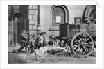 Boys following the Poplar Borough Council water cart, London by Anonymous