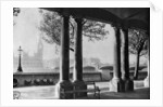 Westminster Bridge and Big Ben from the terrace of St Thomas's Hospital by Anonymous