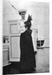 Princess Victoria (1868-1935) with Mac on board the royal yacht Victoria and Albert III by Queen Alexandra