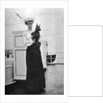 Princess Victoria (1868-1935) with Mac on board the royal yacht Victoria and Albert III by Queen Alexandra