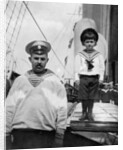 The little Caesarevitch with his sailor friend by Queen Alexandra