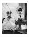 The little Caesarevitch with his sailor friend by Queen Alexandra