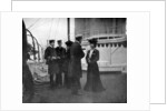 A group on the royal yacht Victoria and Albert III at Copenhagen, Sweden by Queen Alexandra