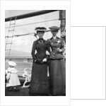 Prince Olav (1903-1991) with Lady Antrim and Miss Knollys by Queen Alexandra