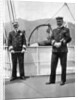 Commander Sir Archibald Milne (1855-1938) with Captain V Stanley by Queen Alexandra