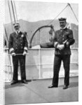 Commander Sir Archibald Milne (1855-1938) with Captain V Stanley by Queen Alexandra
