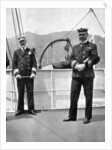 Commander Sir Archibald Milne (1855-1938) with Captain V Stanley by Queen Alexandra