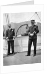 Commander Sir Archibald Milne (1855-1938) with Captain V Stanley by Queen Alexandra