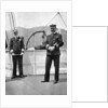 Commander Sir Archibald Milne (1855-1938) with Captain V Stanley by Queen Alexandra