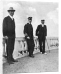 King George I of Greece with Commodore Keppel and Lord Howe, Corfu, Greece by Queen Alexandra