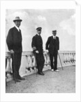 King George I of Greece with Commodore Keppel and Lord Howe, Corfu, Greece by Queen Alexandra