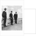 King George I of Greece with Commodore Keppel and Lord Howe, Corfu, Greece by Queen Alexandra