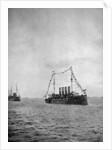 Naval review off the coast of Portsmouth by Queen Alexandra