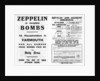 Zeppelin and accident insurance advertisement by Anonymous