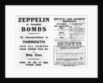 Zeppelin and accident insurance advertisement by Anonymous