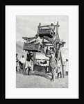 Arabian children enjoying a 'big-wheel' by Anonymous