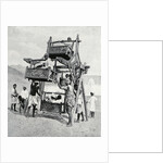 Arabian children enjoying a 'big-wheel' by Anonymous