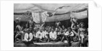 Traditional enemies assembled at a peace conference in Claudetown, Sarawak by Dr Charles Hose