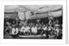 Traditional enemies assembled at a peace conference in Claudetown, Sarawak by Dr Charles Hose