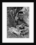 Kiwai child, living at the entrance to the Fly River, New Guinea by WN Beaver