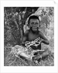 Kiwai child, living at the entrance to the Fly River, New Guinea by WN Beaver