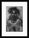 Captain of a company of cannibal fighting men, New Guinea by Anonymous