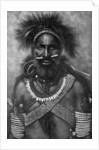 Captain of a company of cannibal fighting men, New Guinea by Anonymous