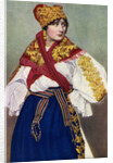 Peasant woman in national dress, Czechoslovakia by Anonymous